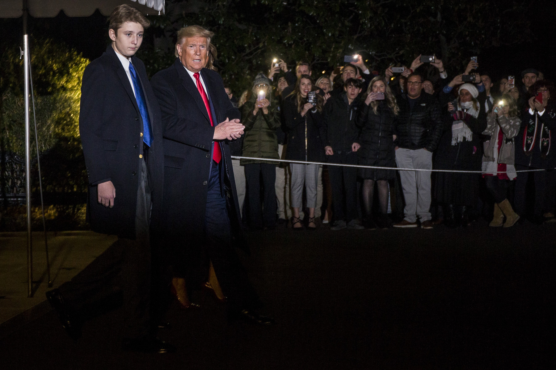 Сын Дональда Трампа Баррон готовится