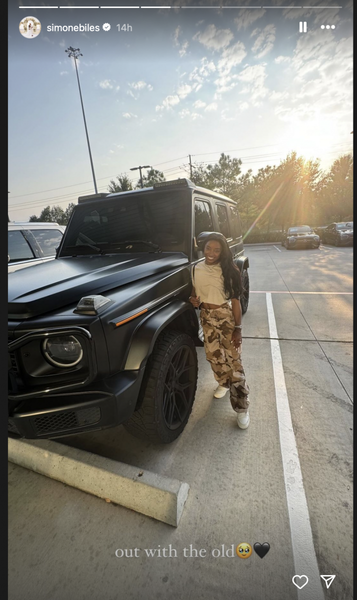 Симон Байлс обновила свой автомобиль