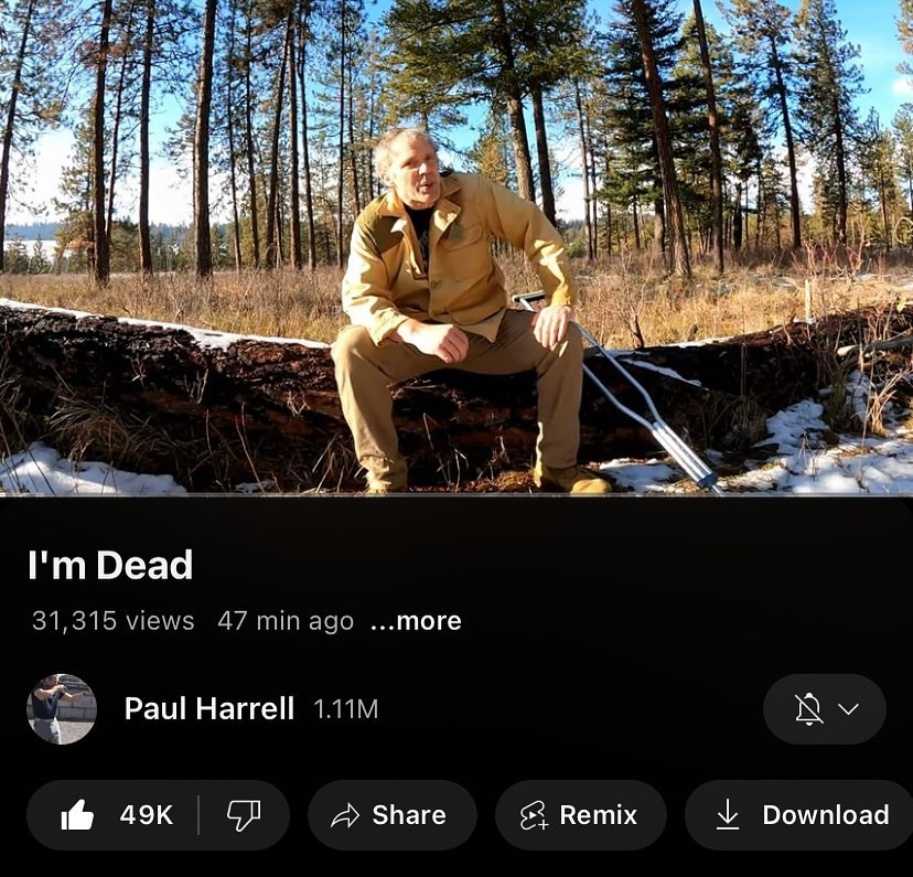 Пол Харрелл из YouTube объявил о своей сме
