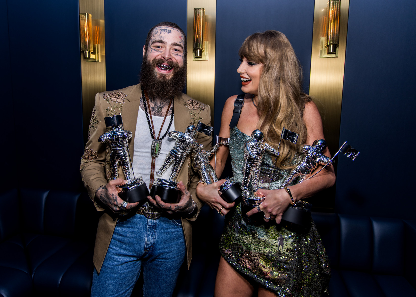 Taylor Swift и Post Malone стали лидерами 2024 MTV VMA,