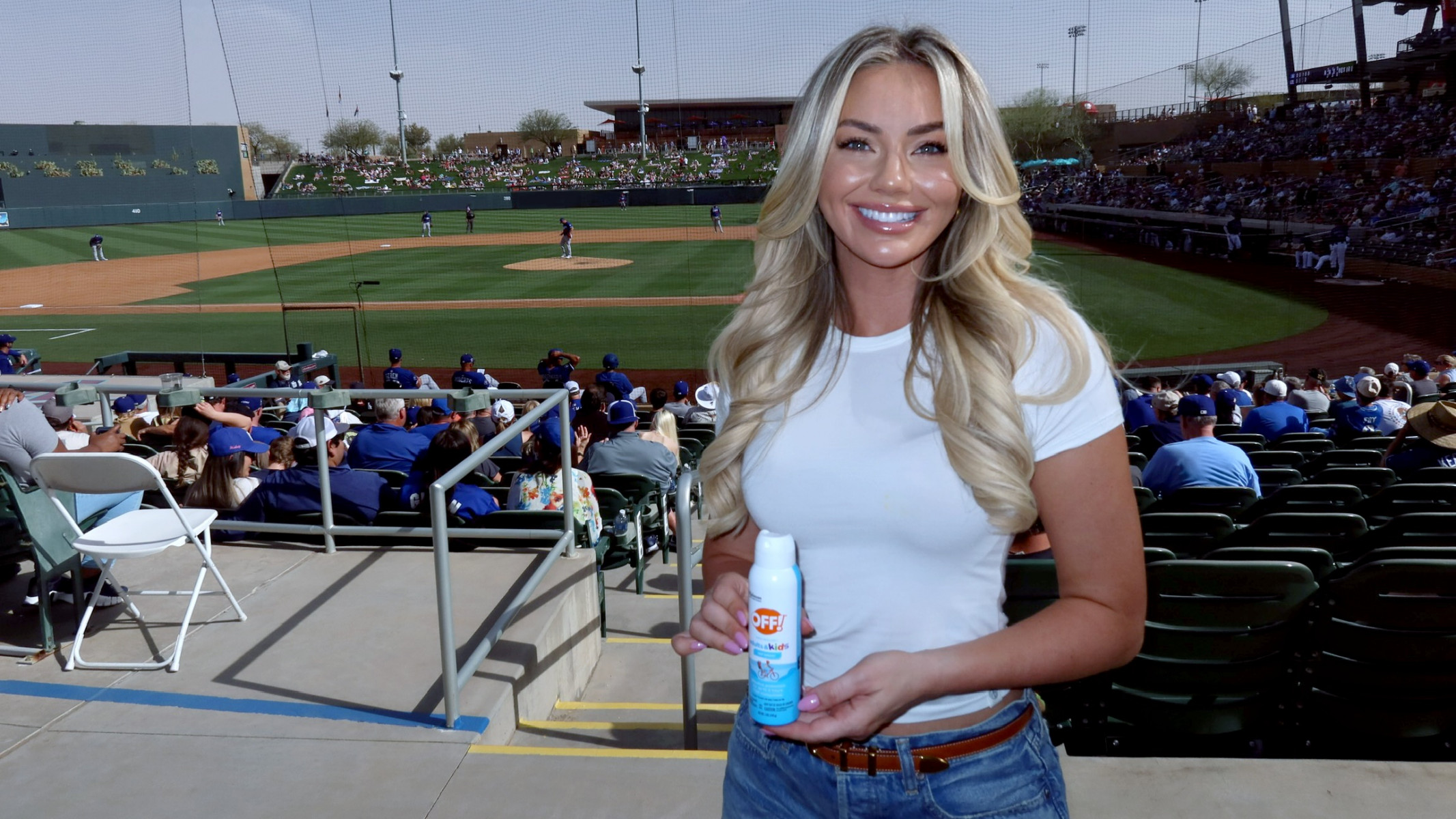 Chelsea Freeman и ее муж, первый базмен Dodgers Fred
