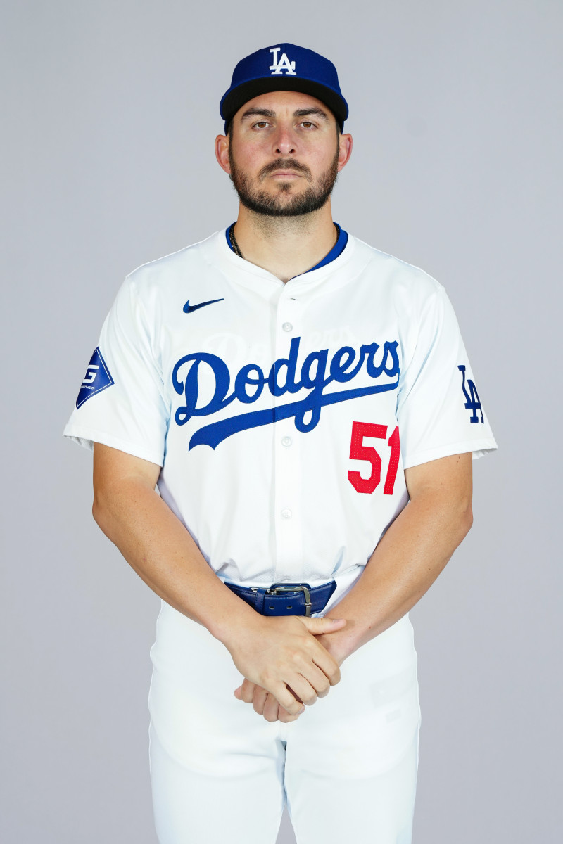 Алекс Везия из Los Angeles Dodgers в отпуске пе