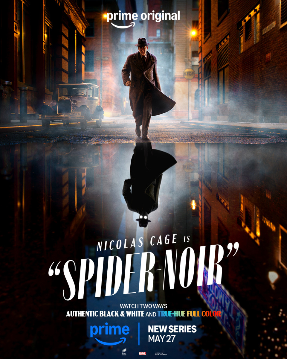 Николас Кейдж в сериале Spider-Noir: черно-б