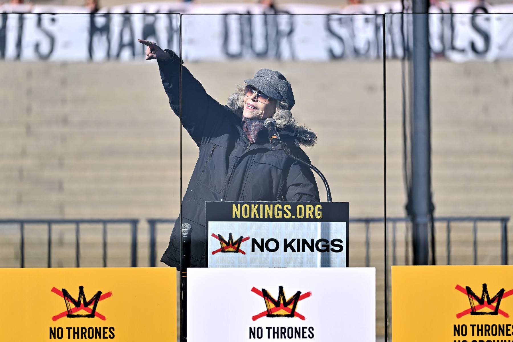Расширение движения No Kings: протест про