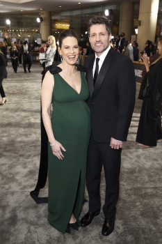 Hilary Swank responds to criticism of late motherhood