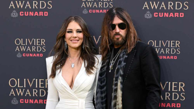 Billy Ray Cyrus y Elizabeth Hurley avivan rumores de compromiso