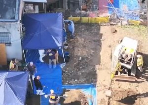 Bones found on Raymond Horesh’s property in Philadelphia